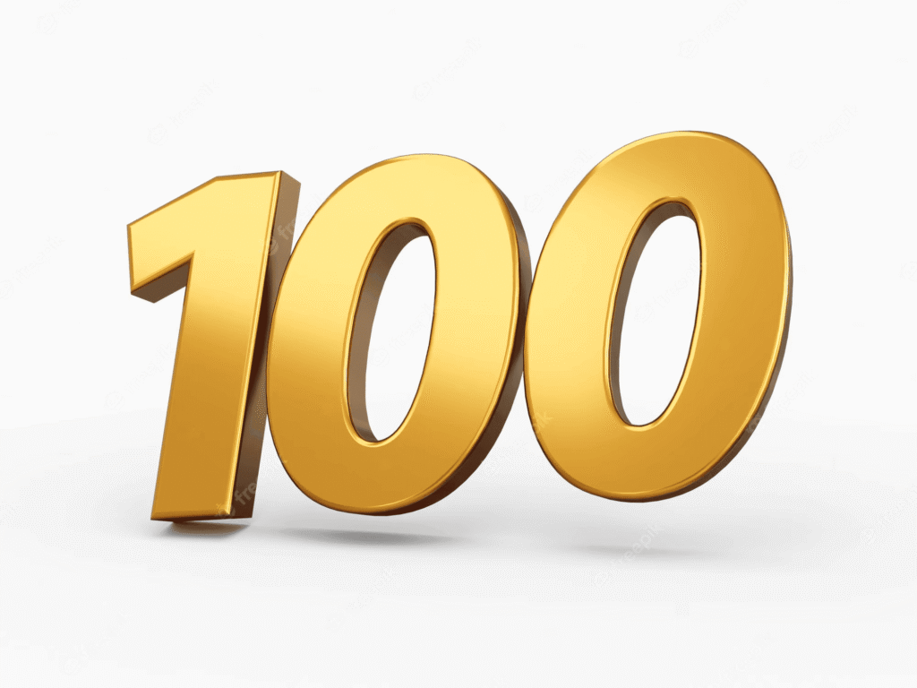 One hundred